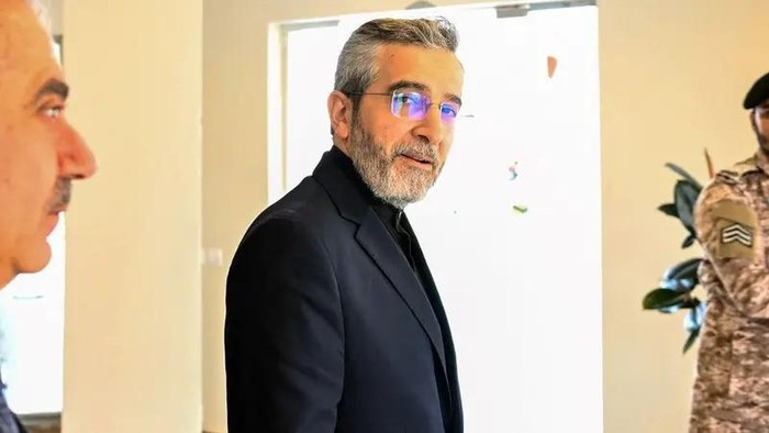 Iran’s acting Foreign Minister Ali Bagheri-Kani arrives at a meeting of the Organization of Islamic Cooperation, in Saudi Arabia’s Red Sea city of Jeddah, on August 7, 2024. (AFP)