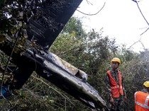 Potret Puing Helikopter Air Dynasty yang Jatuh di Hutan Nepal