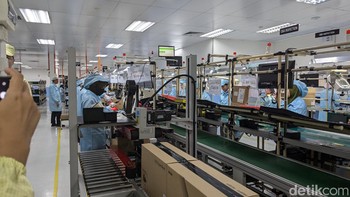 Proses produksi laptop Asus dimulai dengan perakitan atau assembly, sayangnya bagian ini tidak boleh didokumentasikan. Foto: Virgina Maulita Putri/detikINET