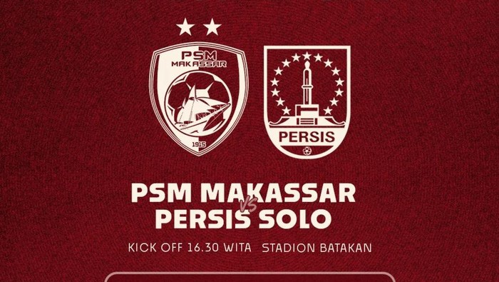 PSM Makassar Vs Persis Solo di laga perdana Liga 1 2024/2025.