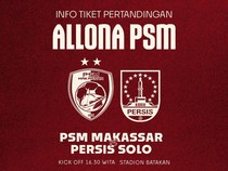 Liga 1: Persis Solo Tertinggal 0-2 dari PSM Makassar di Babak Pertama