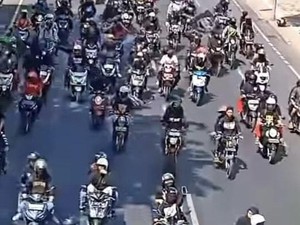 Konvoi Pesilat di Surabaya Picu Macet, 23 Orang Diamankan