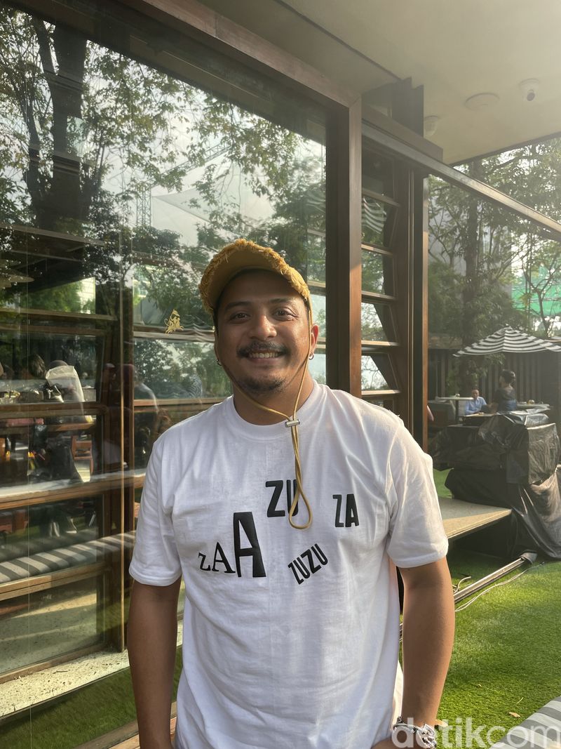 Jumpa pers Tur ZUZUZAZA 2024 Sal Priadi di kawasan Senayan, Jakarta Selatan, Kamis (8/8/2024).