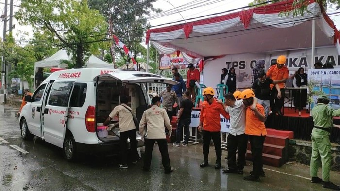 Simulasi sispamkota Polres Pacitan