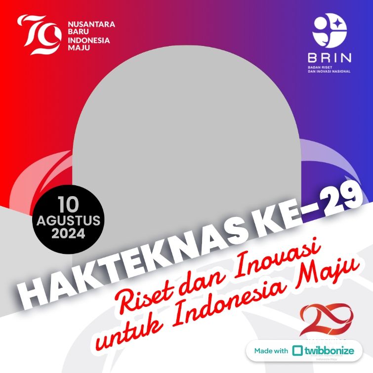 Twibbon Hakteknas ke-29 Tahun 2024