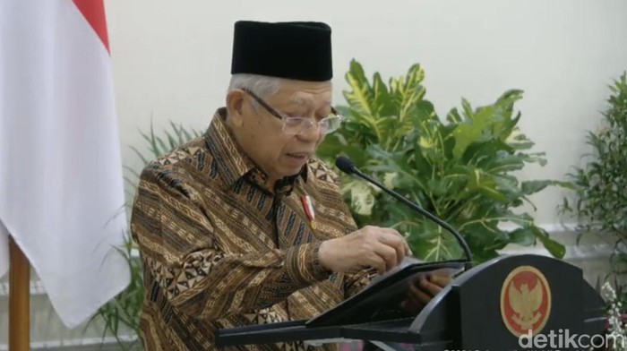 Wakil Presiden (Wapres) Maruf Amin. (Kadek/detikcom)
