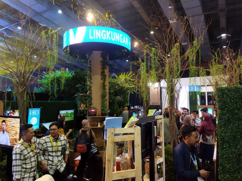 Warga Antusias Saksikan Festival LIKE 2 KLHK di JCC Senayan. (Kurniwan Fadilah/detikcom)