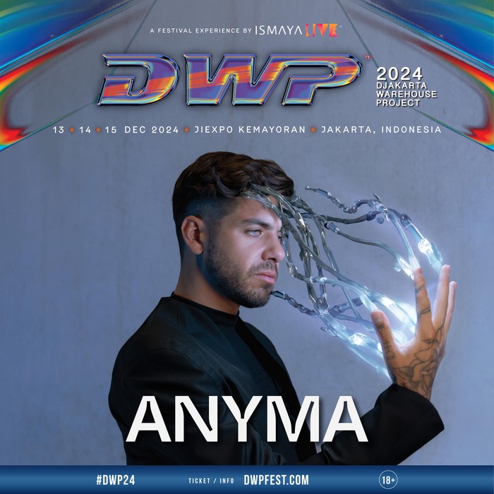 Anyma Anyma jadi headliner pertama di DWP 2024.