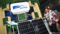 PT Energia Prima Nusantara dan Astra memamerkan Solar PV sebagai komitmen menuju perusahaan yang lebih sustainable.  
