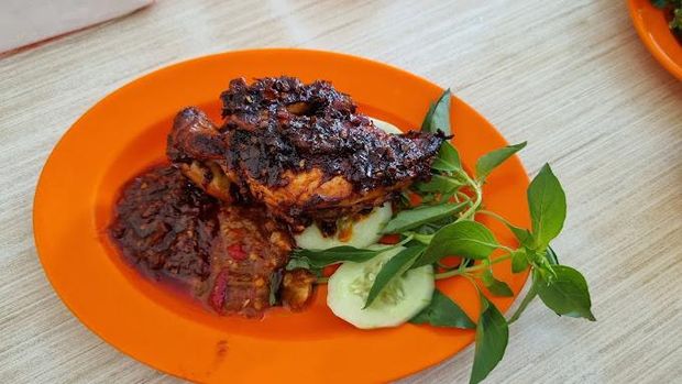 kalasan grilled chicken in Jakarta