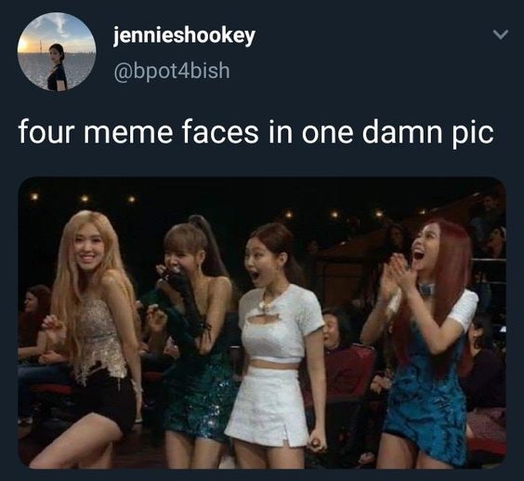 Blackpink Meme Sejak debut 8 Agustus 2016, Blackpink selalu buat penggemarnya bangga dengan segala pencapaiannya. Keren banget deh Jisoo, Jennie, Rosé dan Lisa!