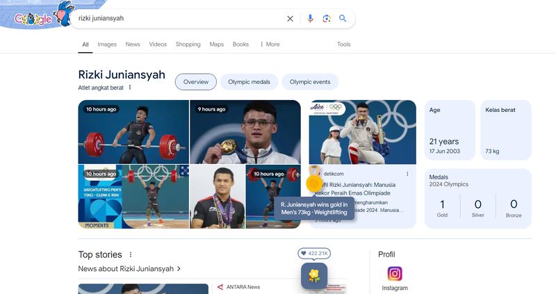 Google Bikin Animasi untuk Rizki Juniansyah dan Veddriq Leonardo