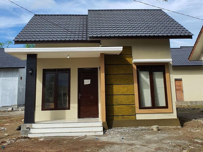 Penampakan rumah di Griya Santewan Permai.
