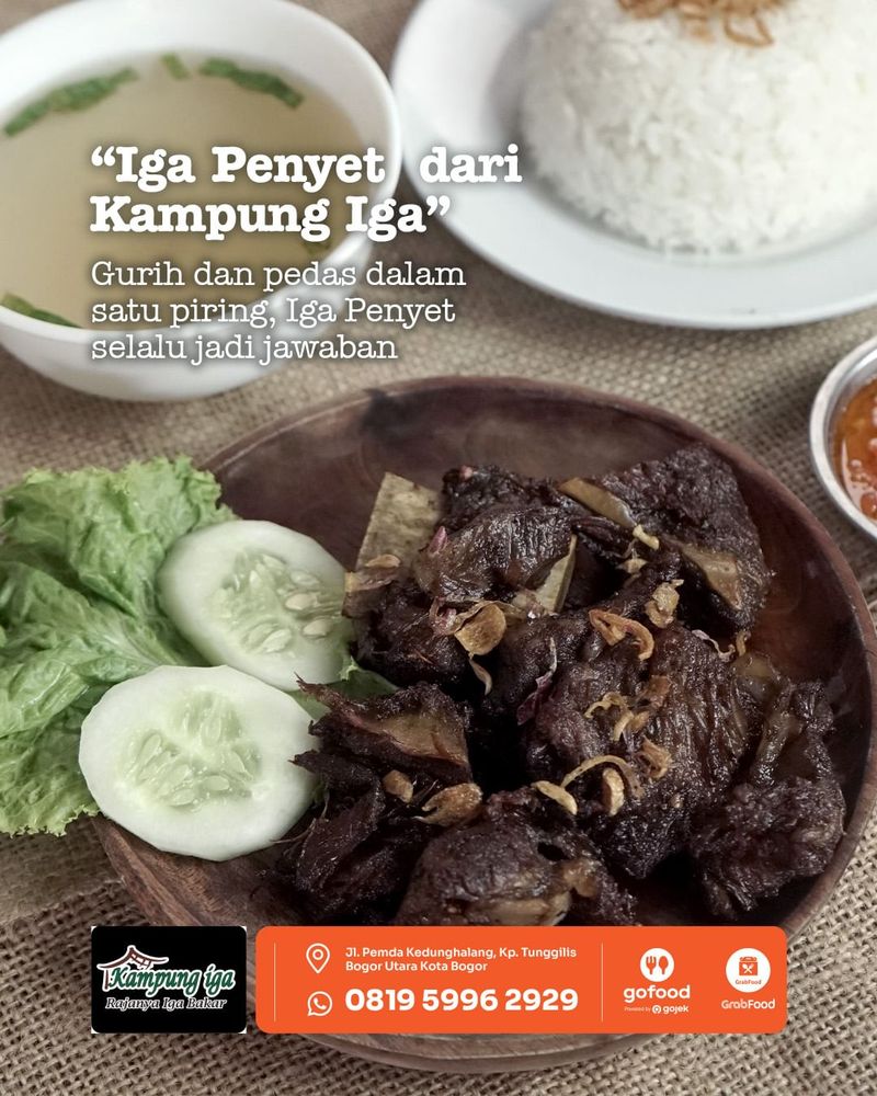 Iga bakar enak di Bogor