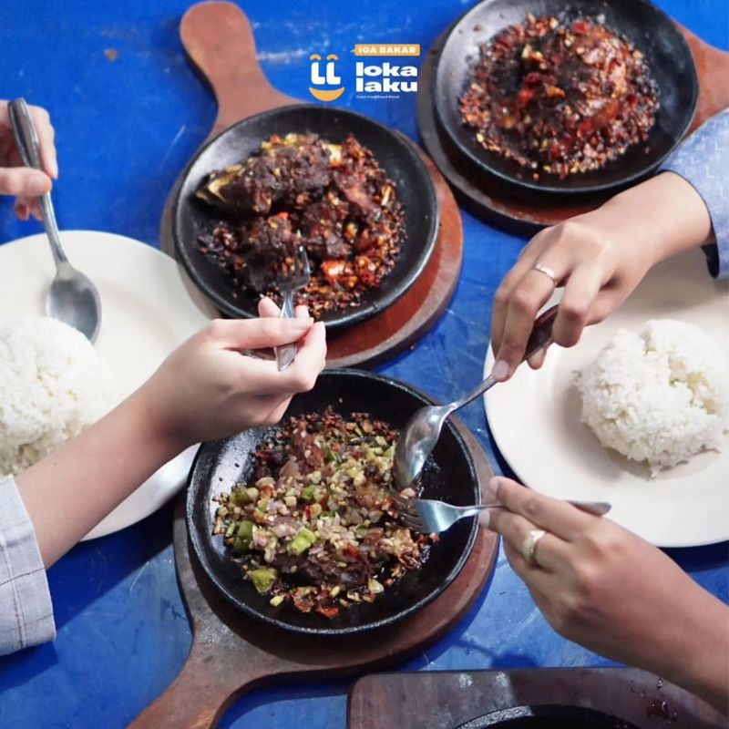 Iga bakar enak di Bogor