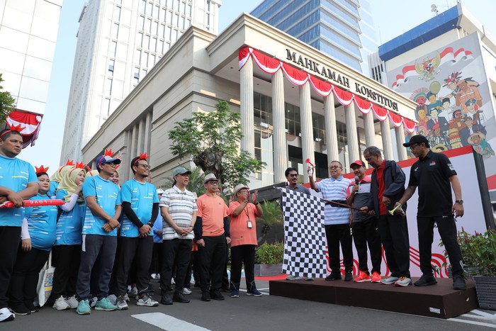 Jalan sehat menuju 21 tahun MK. (Dok Humas MK)