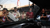 Ketua Kwarnas Gerakan Pramuka Budi Waseso hadir dalam bakti sosial di Kebon Bawang, Tanjung Priok, Jakarta Utara.