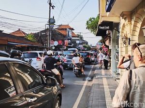 Kemacetan di Ubud Sulit Diurai gegara Jalan Sempit