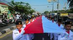Kirab Bendera 79 Meter Sambut HUT RI di Tambun