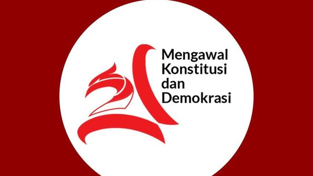 Logo HUT ke-21 Mahkamah Konstitusi (MK) RI