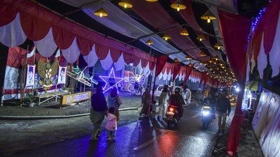 Lorong Merah Putih Sepanjang 300 Meter Semarakkan HUT RI