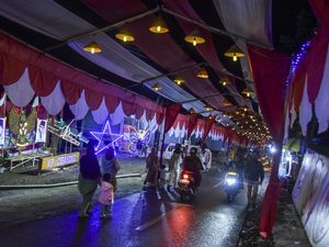 Lorong Merah Putih Sepanjang 300 Meter Semarakkan HUT RI