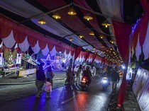 Lorong Merah Putih Sepanjang 300 Meter Semarakkan HUT RI
