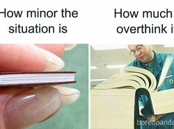 Meme yang Cuma Dimengerti Orang Overthinking, Ada Aja yang Dipikirin