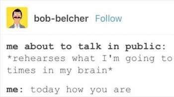 Ngomong belibet ke orang lain, kepikirannya nggak udah-udah. Foto: bob-belcher via Bored Panda