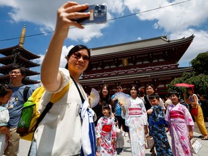 Jumlah Turis China Menurun, tapi Jepang Tetap Ramai Wisatawan