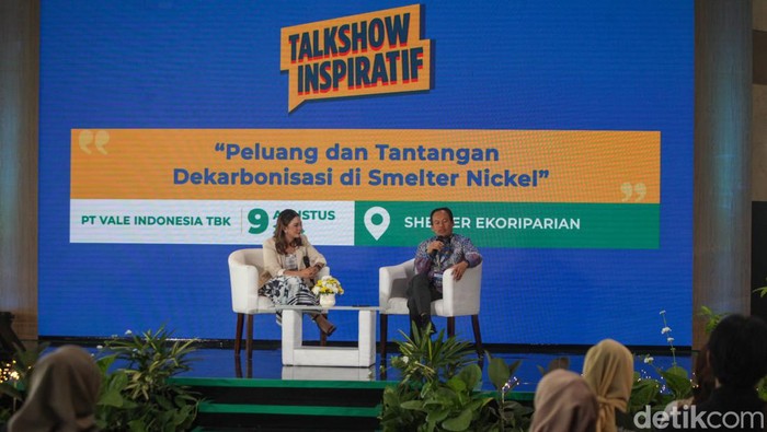 PT Vale Indonesia Tbk bicara terkait tantangan dan peluang dalam mendukung dekarbonisasi, khususnya pada industri pengolahan nikel. Hal ini sejalan dengan target Indonesia untuk mencapai Net Zero Emission (NZE) pada tahun 2060 atau lebih cepat.