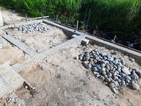 Pembangunan Fondasi Batu Kali