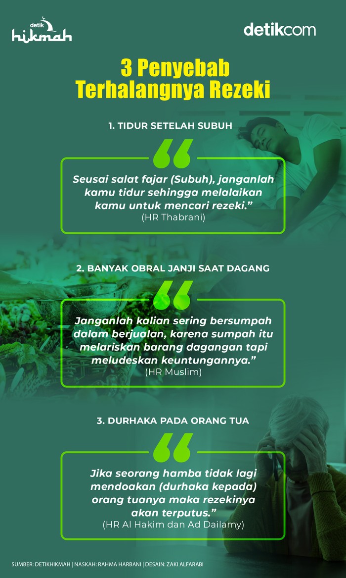 Penyebab Terhalangnya Rezeki Penyebab Terhalangnya Rezeki