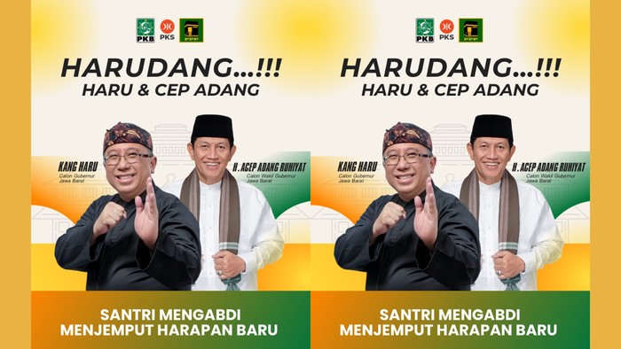 Poster pasangan Harudang.
