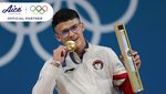 Potret Rizki Juniansyah, Peraih Emas Olimpiade Paris 2024 yang Hobi Motoran