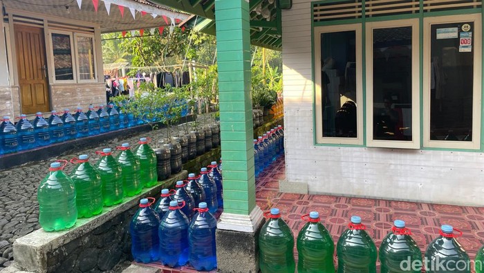 Suasana di Kampung Galon di Cianjur.