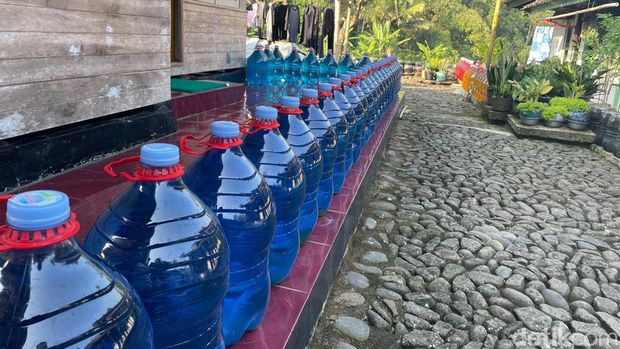 Suasana di Kampung Galon di Cianjur.