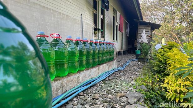 Suasana di Kampung Galon di Cianjur.