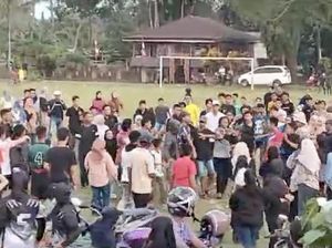 Laga Final Turnamen Voli di Bone Ricuh, 2 Kelompok Suporter Nyaris Bentrok