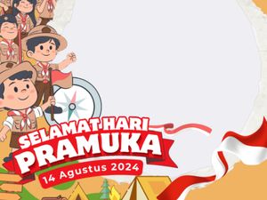 Unduh 25 Twibbon Gratis Hari Pramuka untuk Media Sosial di Sini!