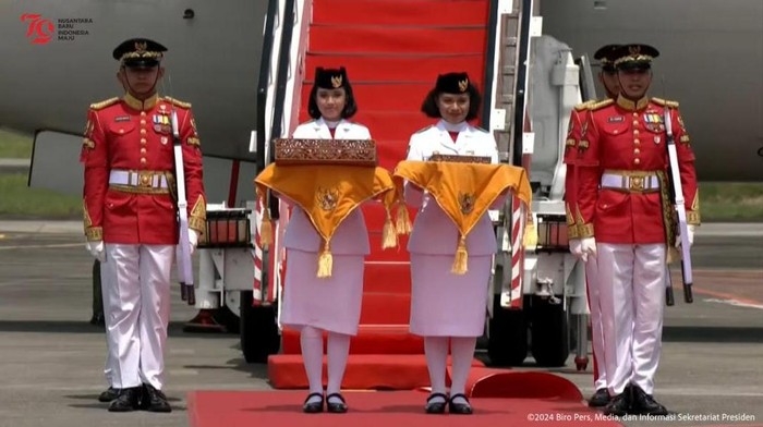 Bendera Pusaka Jelajahi Tanah Air, Tiba di Balikpapan untuk Perjalanan Menuju Ibu Kota Baru