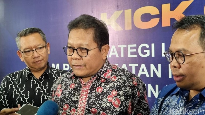 Dewan Eksekutif Badan Akreditasi Nasional Perguruan Tinggi (BAN PT) Prof Ari Purbayanto di Bantul, Sabtu (10/8/2024).