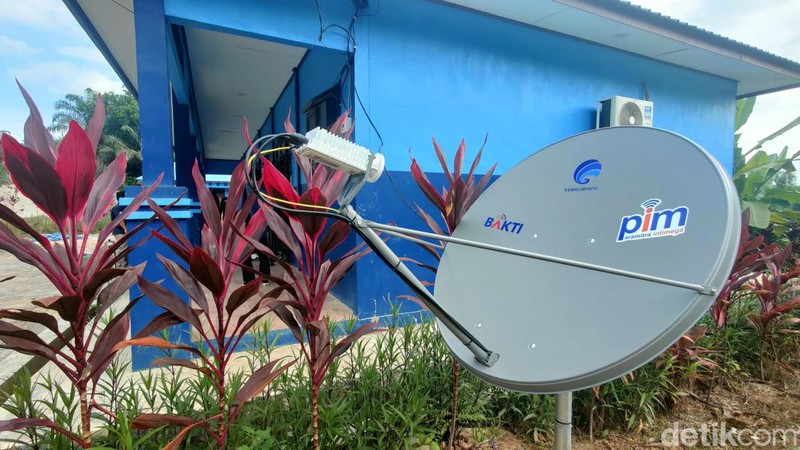 Akses internet di IKN oleh Bakti Kominfo