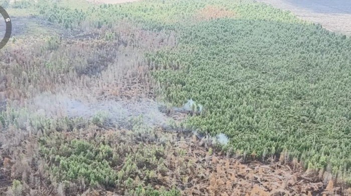 Kondisi Karhutla di PALI masih sisakan spot kecil usai terbakar selama 15 hari.