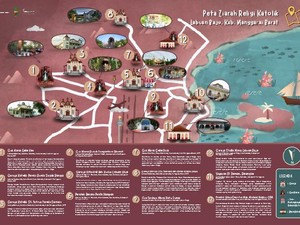 12 Titik Ziarah Religi Katolik di Labuan Bajo Kini Termuat dalam Peta