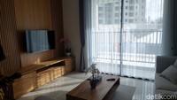 Pintu rusun ASN sudah menggunakan teknologi smartdoor lock sehingga untuk membuka pintunya cukup memasukkan password saja.