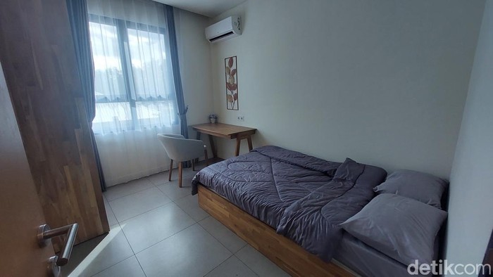 Potret Leganya Kamar di Rusun ASN Pembangunan rumah susun (rusun) ASN-Hankam di Ibu Kota Nusantara (IKN) terus dilakukan. Yuk lihat bagian dalam rusun tersebut.