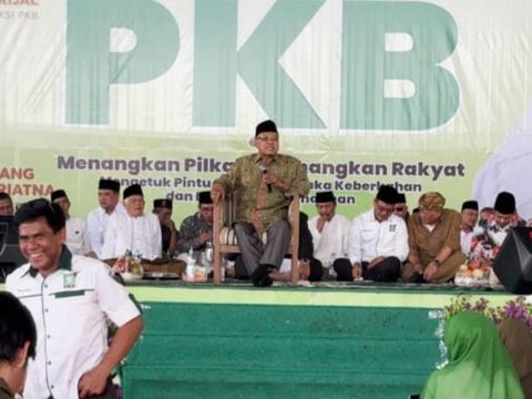 Saiq Aqil saat menghadiri Istigosah Kubro yang digelar DPC PKB Bandung, Sabtu (10/8/2024). Foto: Dok. Istimewa