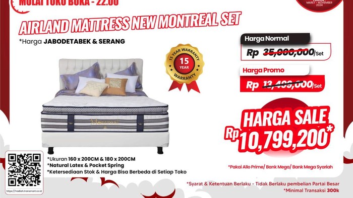 Transmart Full Day Sale Banting Harga, Kasur Jadi Segini