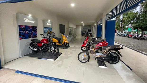 TVS Motor Company Indonesia (TMCI) buka dealer di Banjarbaru, kalimantan Selatan.